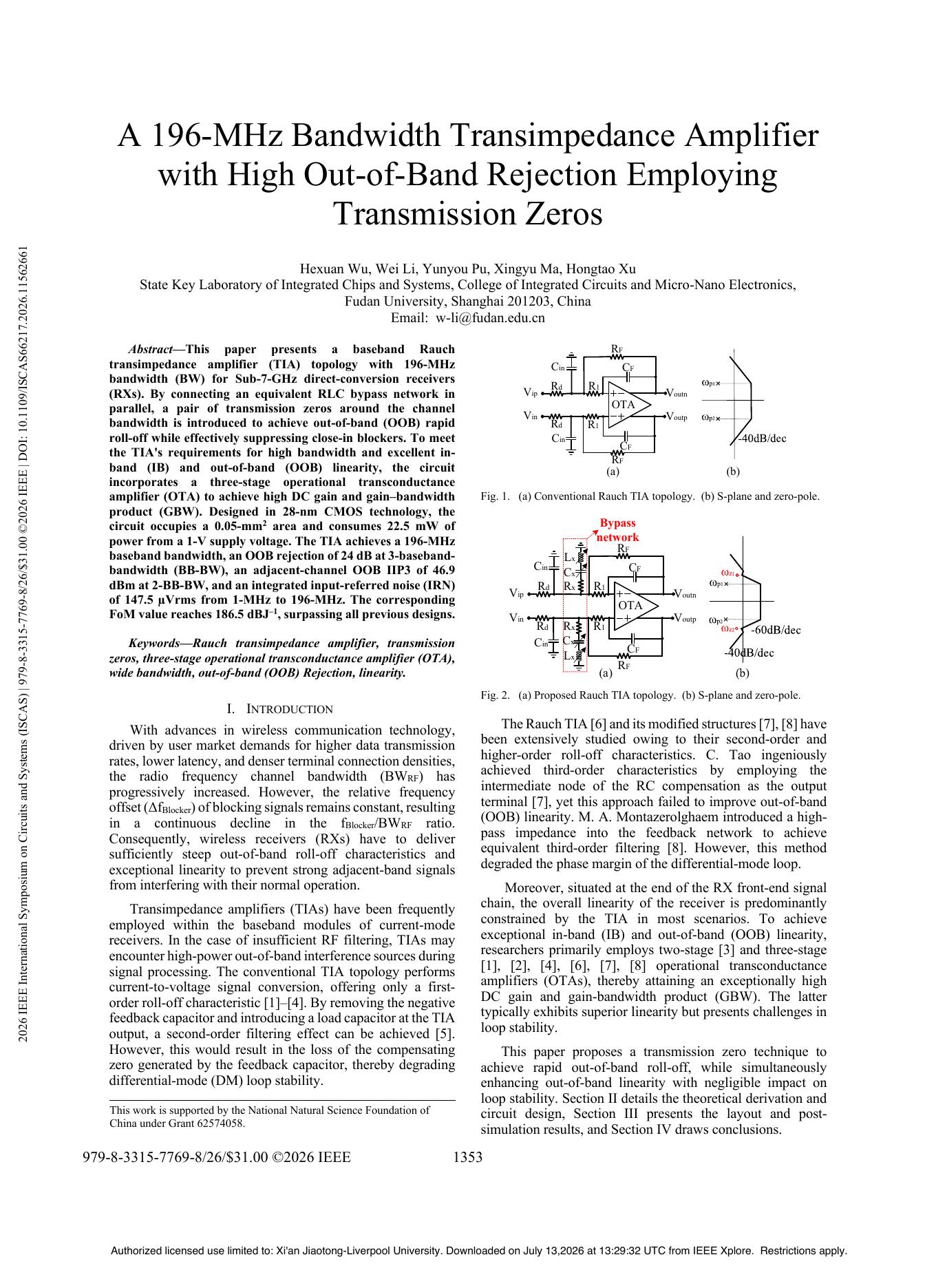 2026-196-mhz-bandwidth-transimpedance-amplifier-high-out-band - Page 1